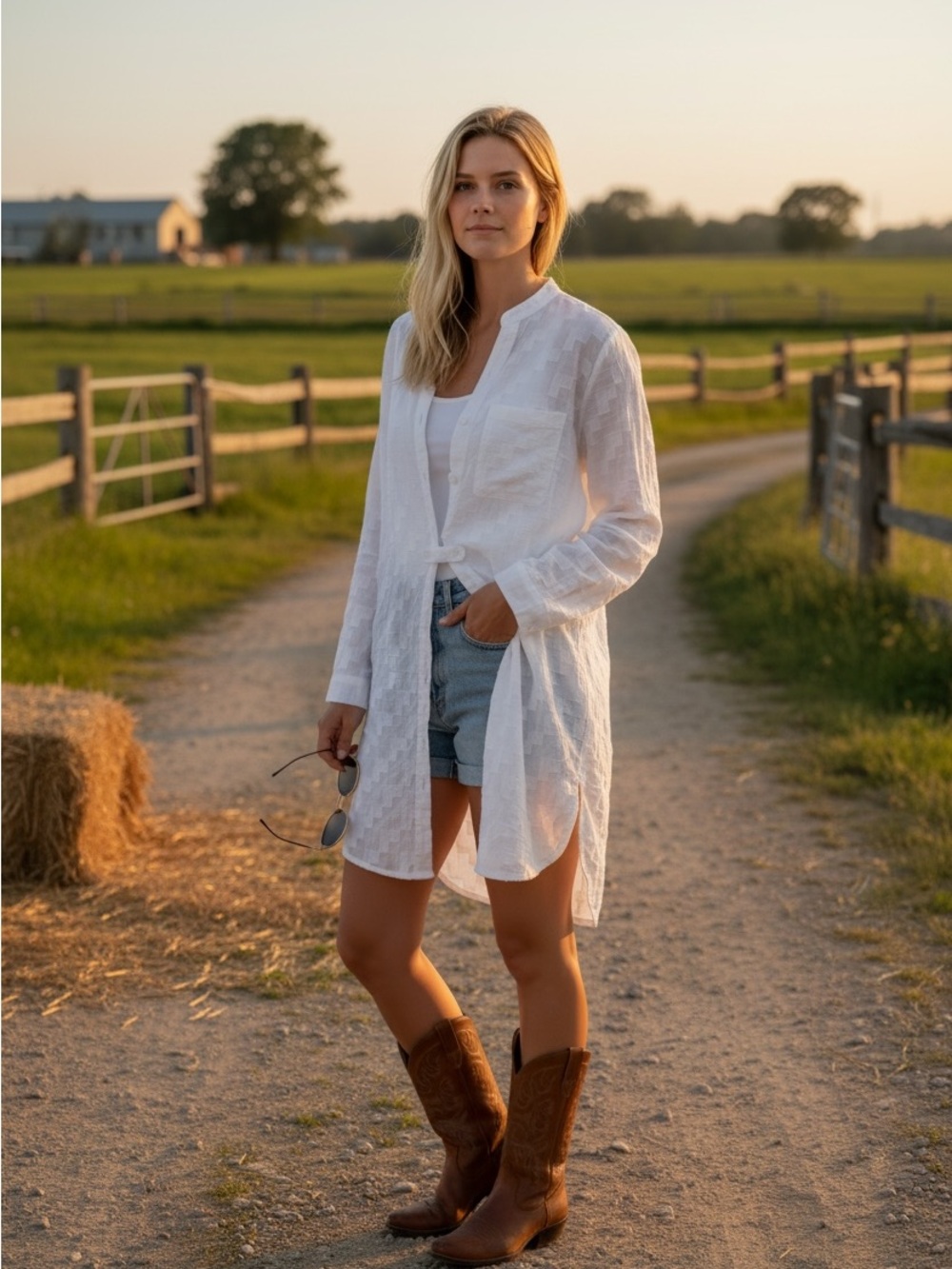 Maeve Anthropologie White Textured Tunic  Cover Up Boho Coastal Cowgirl Sz Small